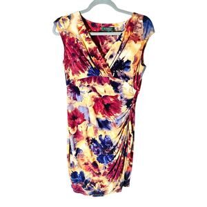 Lauren Floral Multi-color Dress Size 10P
